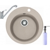 Zlewozmywak Franke ROG 610 beżowy + bateria FG 1839 + dozownik FD 300